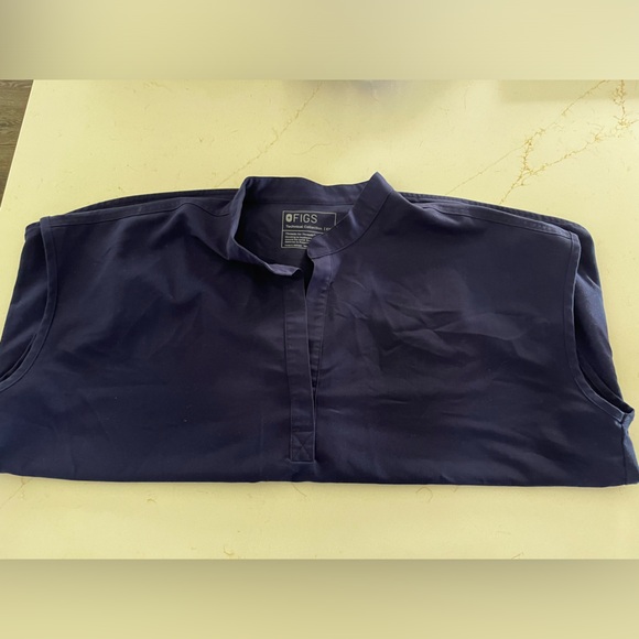 Figs Rafaela oversized scrub top, navy xxl - Picture 4 of 4